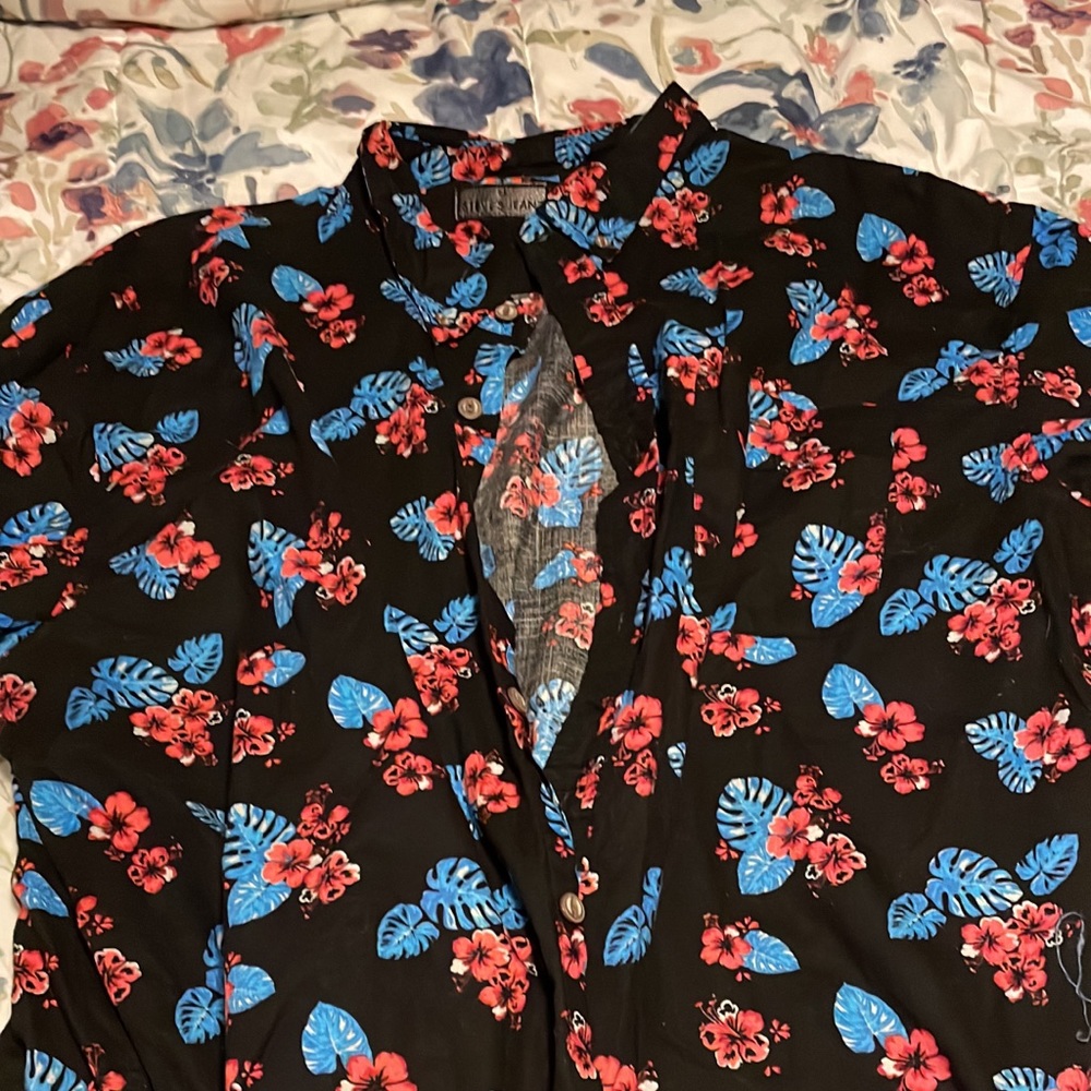Mens Hawaiian short sleeve shirt